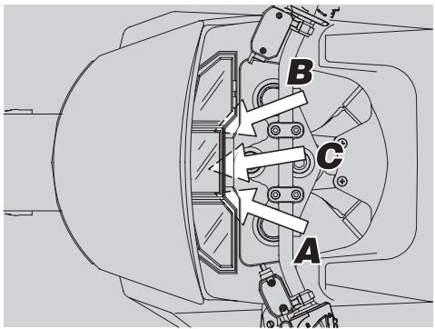APRILIA ETV MILLE CAPONORD RALLY - REEMPLACEMENT DES AMPOULES DU TABLEAU DE BORD - 3