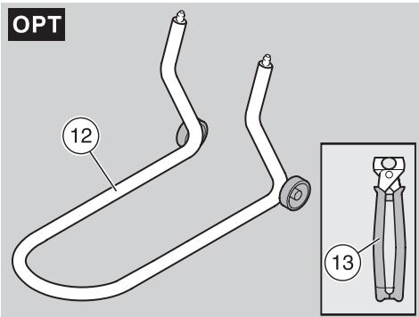 APRILIA ETV MILLE CAPONORD RALLY - La trousse à outils (1) contient : - 2