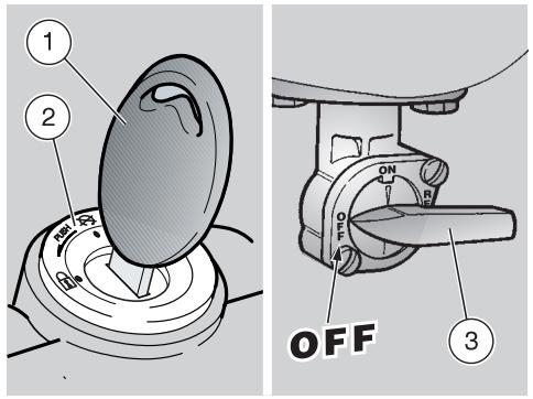 APRILIA ETX 125 - Arrêt - 2