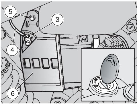 APRILIA ETX 125 - Contrôle et nettoyage des bornes et des broches - 1