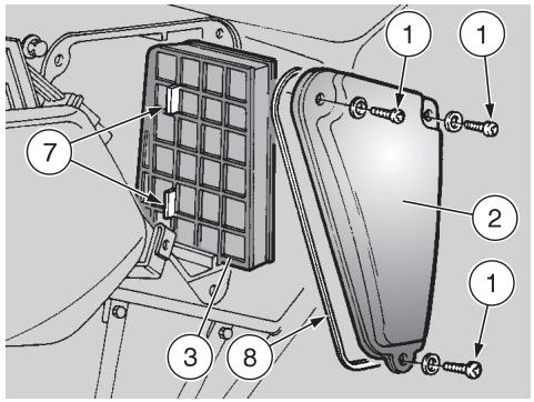 APRILIA ETX 125 - Dépose des caches latéraux - 1
