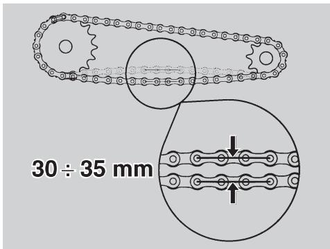 APRILIA ETX 125 - Chaine de transmission - 1