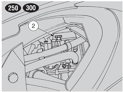APRILIA LEONARDO 300 - REGOLAZIONE DEL MINIMO - 2