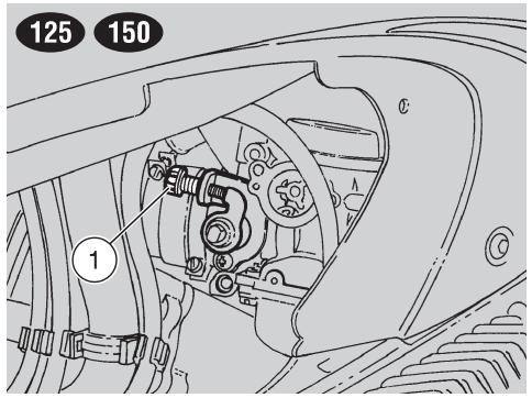 APRILIA LEONARDO 300 - REGOLAZIONE DEL MINIMO - 1