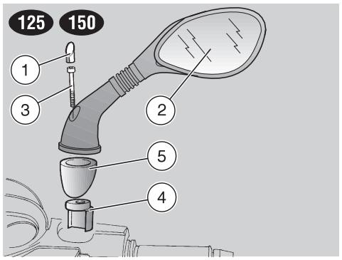 APRILIA LEONARDO 300 - DEPOSE De la protection superieure en plastique - 1