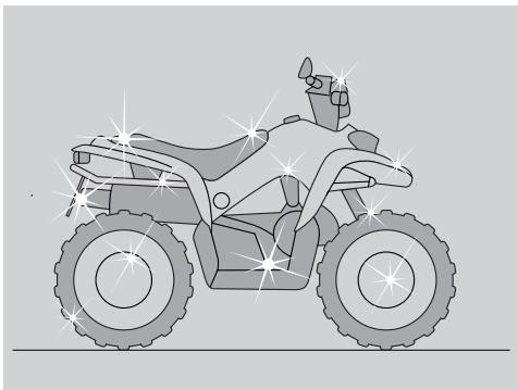 APRILIA QUASAR 180 - CAUTION - 1
