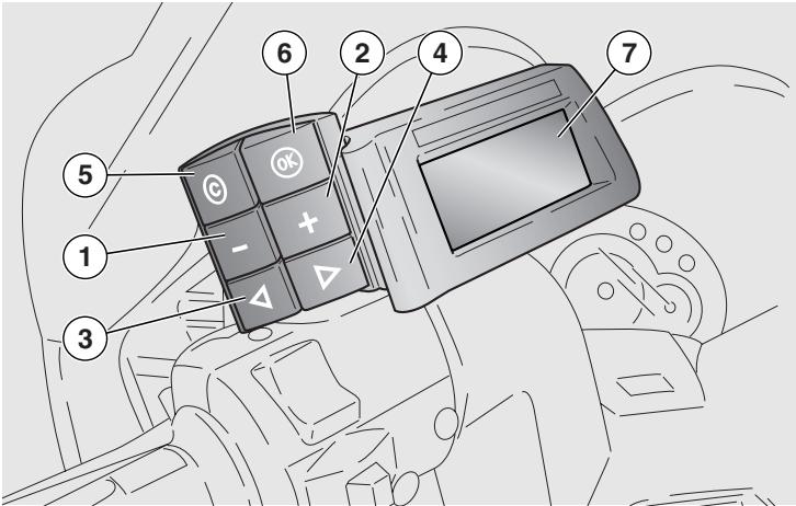 APRILIA RADIO MOB CONTROL - INSTRUMENTE UND ANZEIGEN - 1