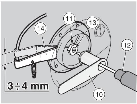 APRILIA RS 125 TUONO - REGLAGE DE L'EMBRAYAGE - 6