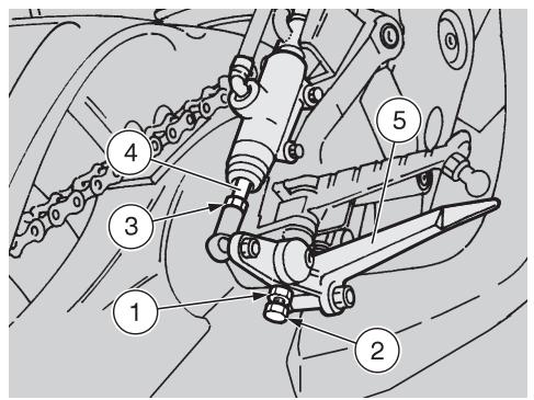 APRILIA RS 125 TUONO - REGOLAZIONE LEVA CAMBIO - 1