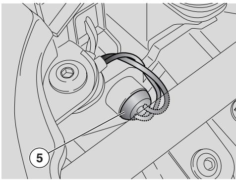 APRILIA RSV 1000R FACTORY - Reemplacement de l'ampoule de l'eclairage porte-plaque - 1
