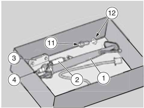APRILIA RSV 1000R FACTORY - Couple de serrage des vis (11) et (13): 40 nm (4 kgm). - 1