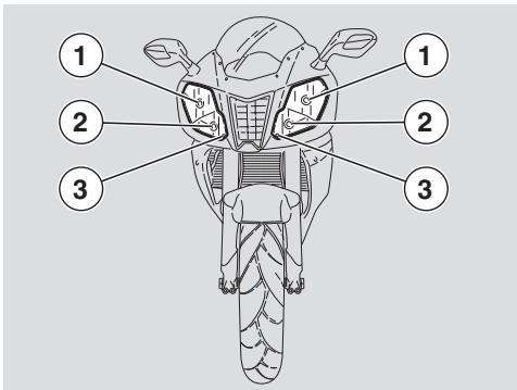 APRILIA RSV 1000R FACTORY - Reemplacement des ampoules du tableau de BORD - 1