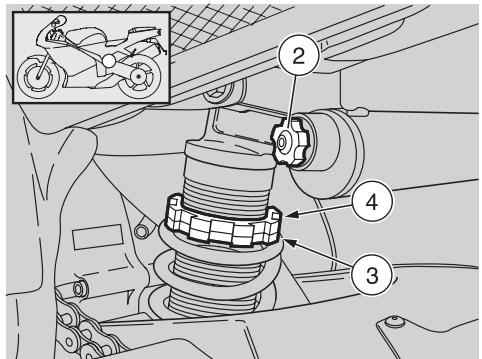 APRILIA RSV MILLE R - SUSPENSION ARRIERE - 1