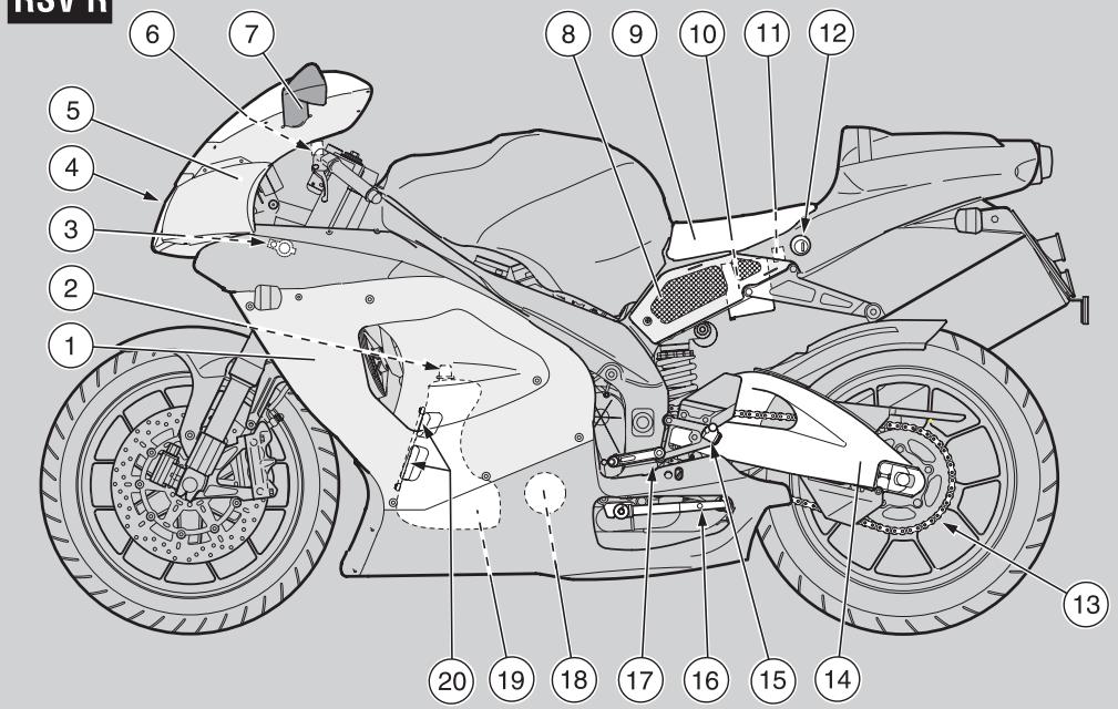 APRILIA RSV MILLE R - LEGENDA - 1