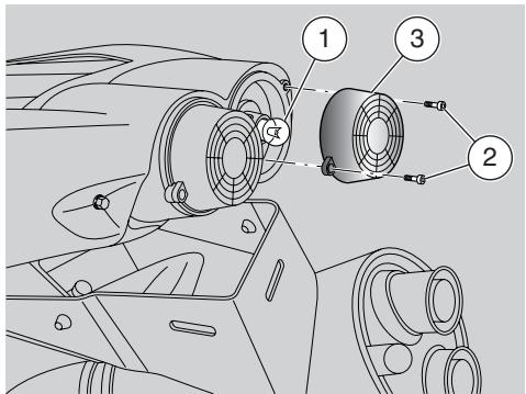APRILIA RSV MILLE R - REEMPLACEMENT DE L'AMPOULE DU FEU ARRIERE - 1