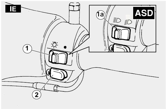 APRILIA SCARABEO 50 I.E 100 4T - COMMANDES SUR LE COTE GAUCHE DU GUIDON - 2
