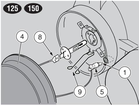 APRILIA SR 150 - Pour le remplacement : - 1