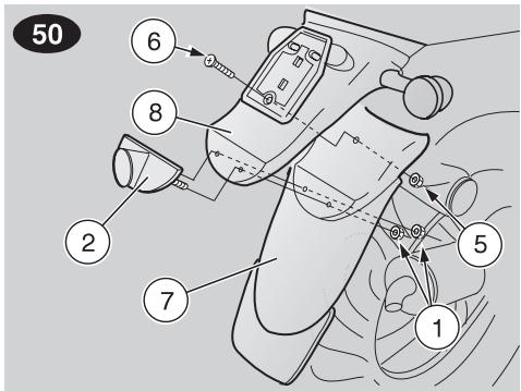 APRILIA SR 150 - Dépose des portillons d'inspection droit et gauche - 3