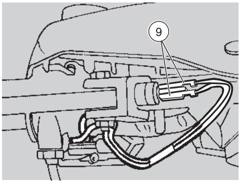 APRILIA SR 150 - Dépose partielle du couvre-guidon supérieur - 1