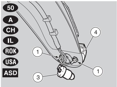 APRILIA SR 150 - Dépose des portillons d'inspection droit et gauche - 4