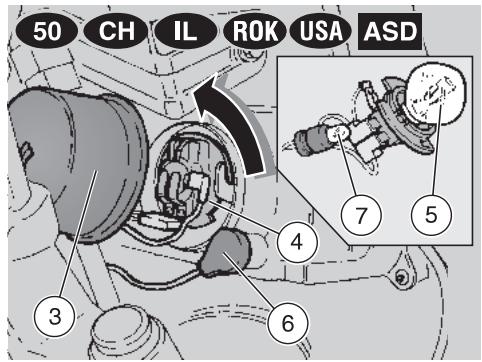 APRILIA SR 150 - Pour le remplacement : - 1