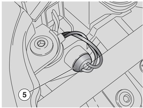 APRILIA TUONO 1000 R - REEMPLACEMENT DE L'AMPOULE DE L'ECLAIRAGE PORTE-PLAQUE - 1