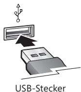 MICROSOFT WIRELESS OPTICAL DESKTOP 700 - | Anschlieben des Empfängers an den Computer - 1