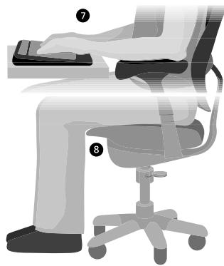 MICROSOFT WIRELESS OPTICAL DESKTOP 700 - Pour réduire les effets des forces de faible amplitude, essayez les conseils suivants : - 1