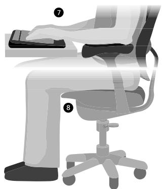 MICROSOFT WIRELESS OPTICAL DESKTOP 700 - Folgende Vorschläge können themselves, die Auswirkung geringer Belastungen auf ihren Körper zu verringn. - 1