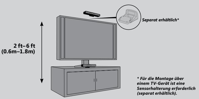 MICROSOFT KINECT - Stellen Sie beim Spieler sich, dass Sie über ausreichend Platz verfügen, um sich frei bewegen zu konnen. - 1