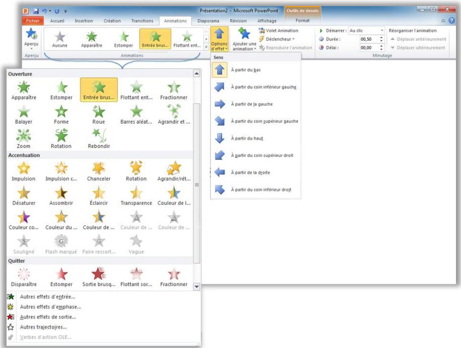 MICROSOFT POWERPOINT 2010 - Transitions entre les diapositives - Amélioration ! - 3
