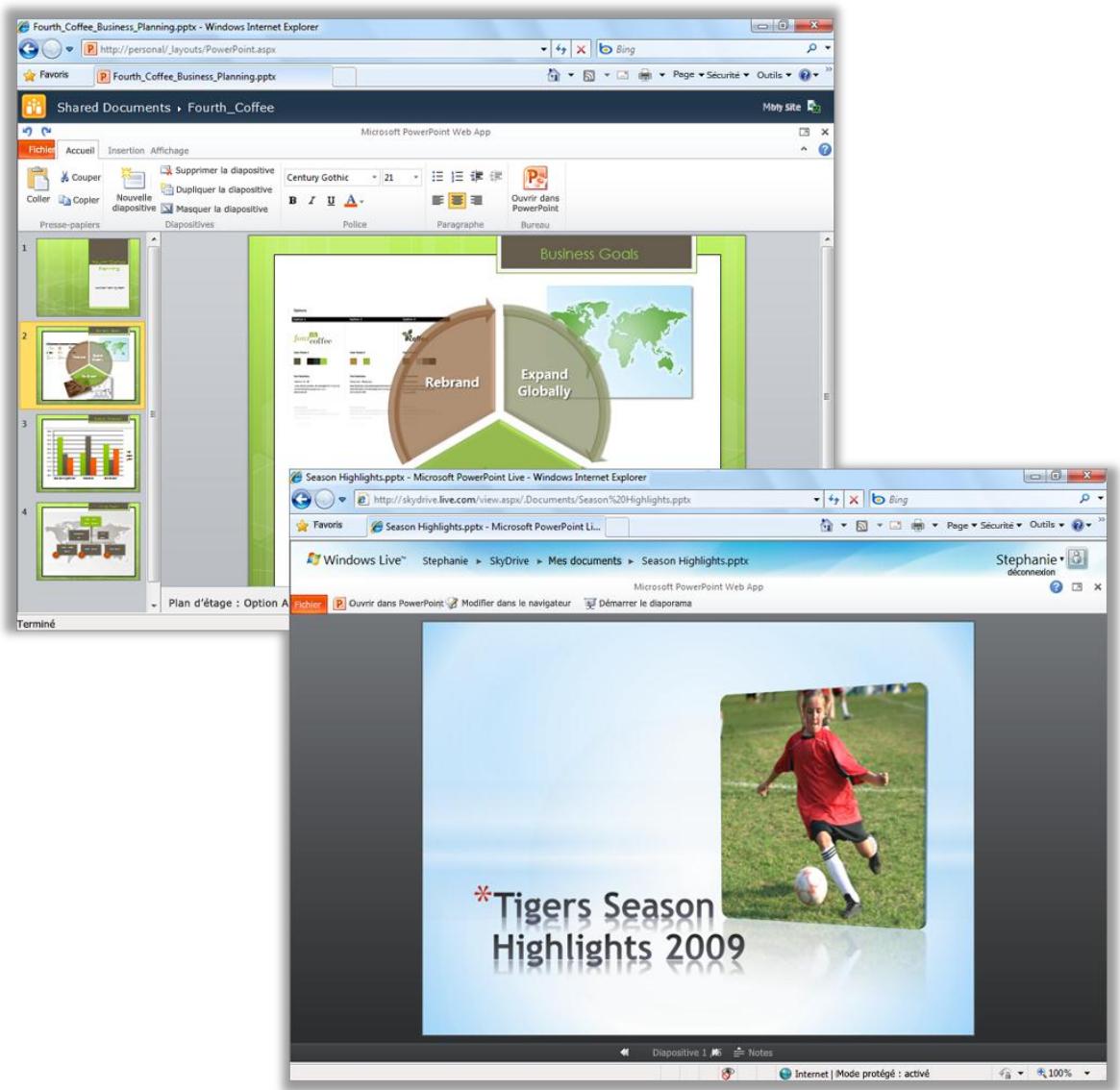 MICROSOFT POWERPOINT 2010 - PowerPoint Web App Nouveauté ! - 1