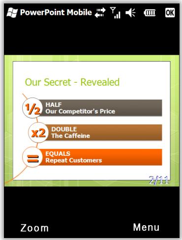 MICROSOFT POWERPOINT 2010 - PowerPoint Mobile 2010 - Amélioration ! - 1