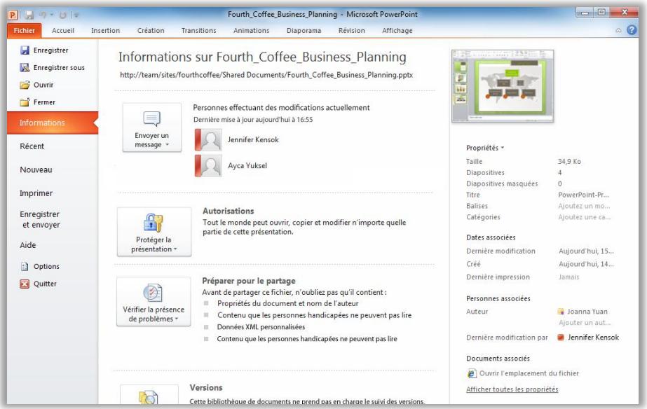 MICROSOFT POWERPOINT 2010 - Co-écryption - Nouveauté ! - 2