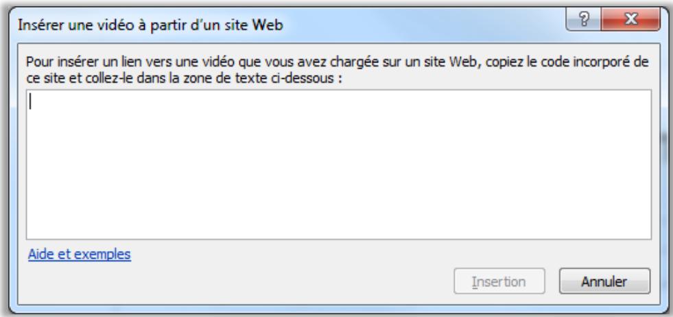 MICROSOFT POWERPOINT 2010 - Insérez une video à partir d'un site Web - Nouveau ! - 1