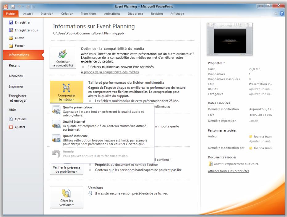 MICROSOFT POWERPOINT 2010 - Petites astuces : - 1