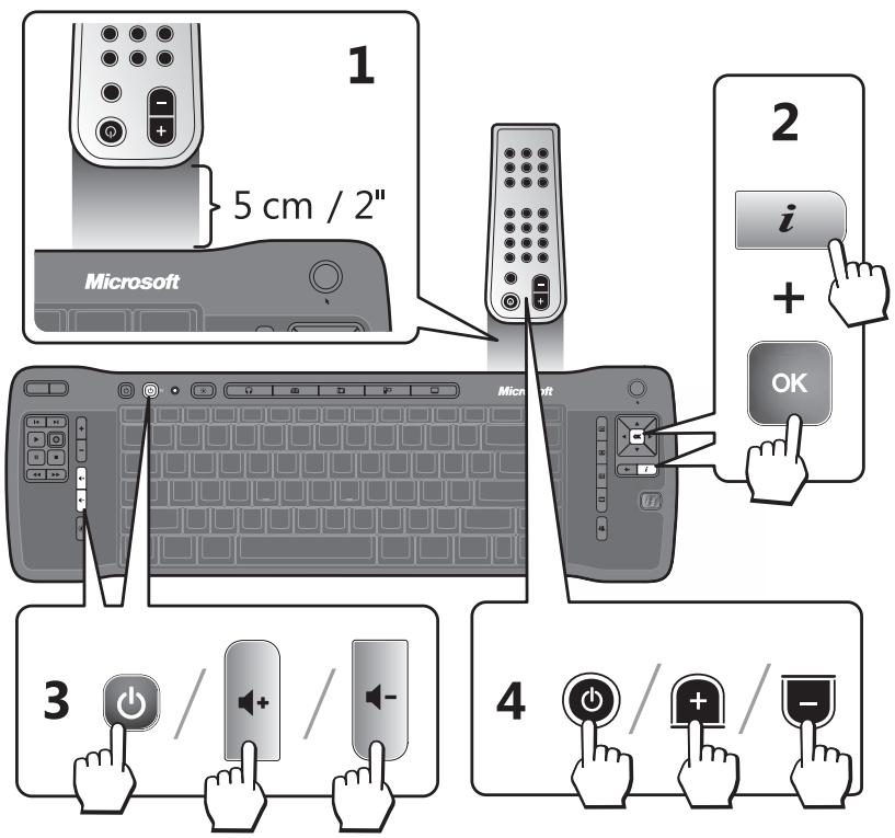 MICROSOFT REMOTE KEYBOARD FOR WINDOWS XP MEDIA CENTER EDITION - To program keys on the Microsoft keyboard - 2
