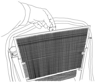 MTD CUBCADET 5000 - Nettoyer le radiateur et la calandre du radiateur - 1