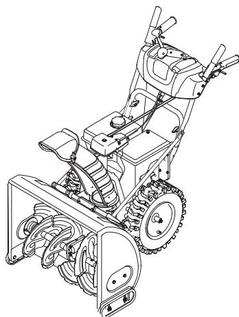 MTD PETROL SNOW THROWERS - Attention - 121