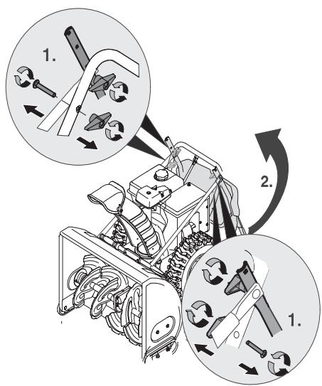 MTD PETROL SNOW THROWERS - Attention - 108