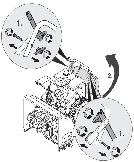 MTD SNOW THROWER - Attention - 108
