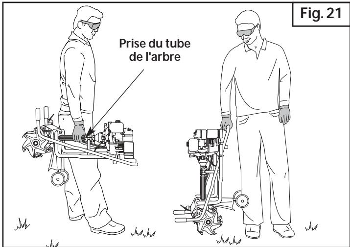 MTD 21BK410G163 - Déplacement de l'appareil - 2