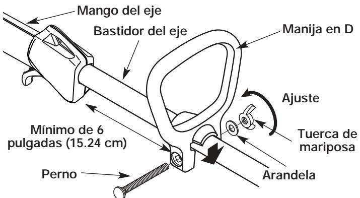MTD 705R - INSTALLACION Y AJUSTE DE LA MANIJA EN D - 1