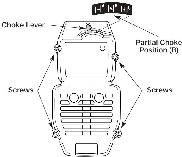 MTD 705R - Removing the Air Filter/Muffler Cover - 2