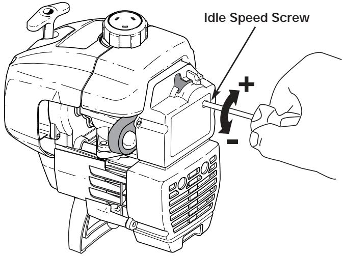 MTD 705R - Adjust Idle Speed Screw - 2