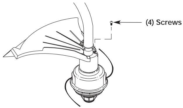 MTD 705R - INSTALL THE CUTTING ATTACHMENT SHIELD - 4