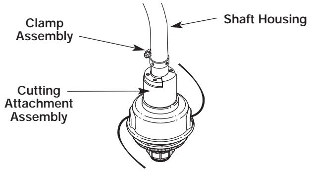 MTD 705R - INSTALL THE CUTTING ATTACHMENT SHIELD - 2