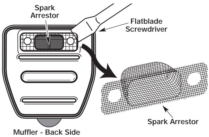 MTD 705R - SPARK ARRESTOR MAINTENANCE - 4