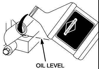 MTD 9120-0 - CHECKING AND ADDING OIL - 2