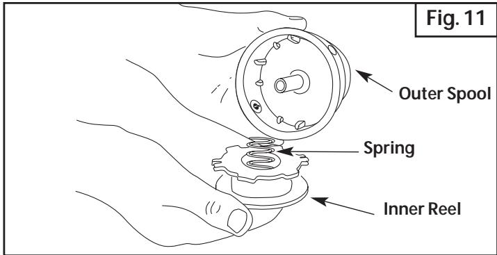 MTD BL50 - Winding the Existing Inner Reel - 2